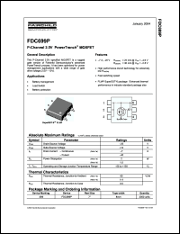Click here to download FDC699P_F077 Datasheet