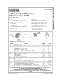 Click here to download FDD120AN15A Datasheet