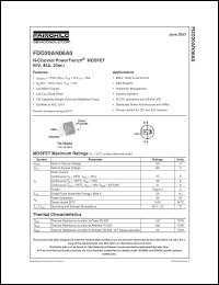 Click here to download FDD20AN06 Datasheet