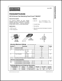 Click here to download FDU6296 Datasheet