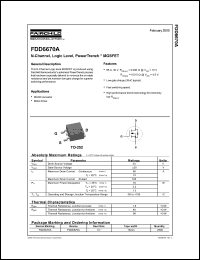 Click here to download FDD6670 Datasheet