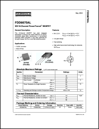 Click here to download FDD6670AL Datasheet