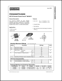 Click here to download FDD6688 Datasheet