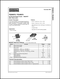 Click here to download FDD8876 Datasheet