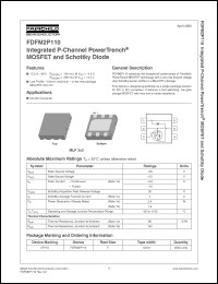 Click here to download FDFM2P110 Datasheet