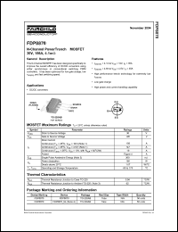Click here to download FDP8870 Datasheet