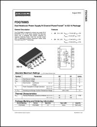 Click here to download FDQ7698S Datasheet