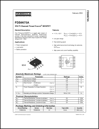 Click here to download FDS6675A Datasheet