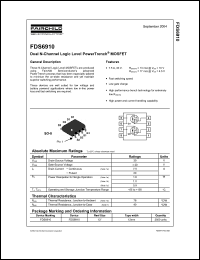 Click here to download FDS6910 Datasheet
