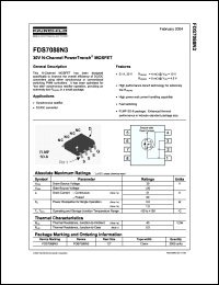 Click here to download FDS7088N3 Datasheet