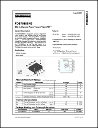Click here to download FDS7088SN3 Datasheet