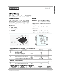 Click here to download FDS7096N3 Datasheet