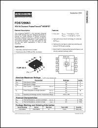 Click here to download FDS7296N3 Datasheet