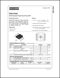 Click here to download FDS7764S Datasheet