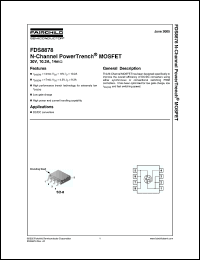 Click here to download FDS8878 Datasheet