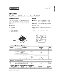 Click here to download FDS9933 Datasheet