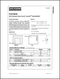 Click here to download FDZ7064S Datasheet