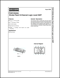 Click here to download FGW15N40 Datasheet