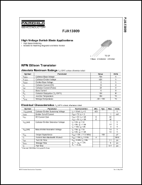 Click here to download FJA13009 Datasheet