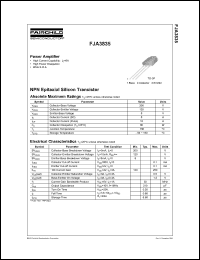 Click here to download FJA3835TU Datasheet