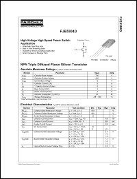 Click here to download FJE5304D Datasheet