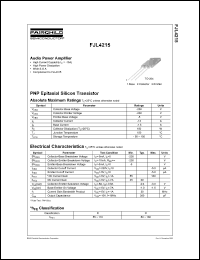 Click here to download FJL4215 Datasheet