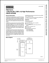 Click here to download FM27C010QE Datasheet