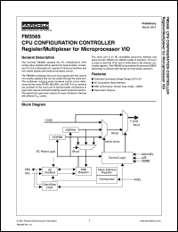 Click here to download FM3565M20X Datasheet