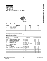 Click here to download FMBM5401_SB74001 Datasheet