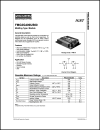 Click here to download FMG2G400US60 Datasheet