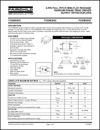 Click here to download FODM3053 Datasheet