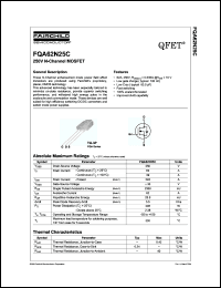 Click here to download FQA62N25 Datasheet