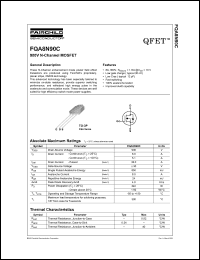 Click here to download FQA8N90 Datasheet