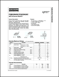 Click here to download FQB32N20 Datasheet