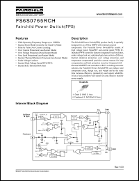 Click here to download FS6S0765RCH Datasheet