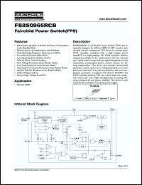 Click here to download FS8S0965RCBTU Datasheet