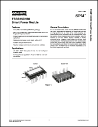 Click here to download FSBS15CH60 Datasheet