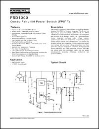 Click here to download FSD1000 Datasheet