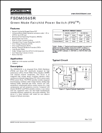 Click here to download FSDM0565RWDTU Datasheet