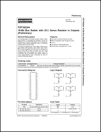 Click here to download FST162244MTD Datasheet