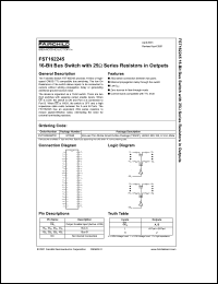 Click here to download FST162245MTD Datasheet