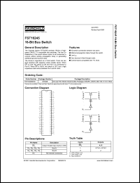 Click here to download FST16245 Datasheet