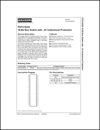 Click here to download FSTU16245MTD Datasheet