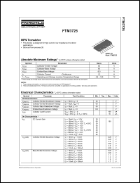 Click here to download FTM3725 Datasheet