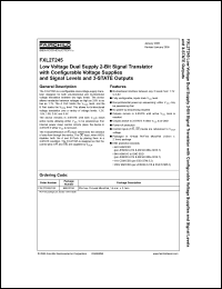 Click here to download FXL2T245 Datasheet