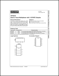 Click here to download 74F257A Datasheet