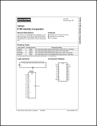 Click here to download 74F521 Datasheet