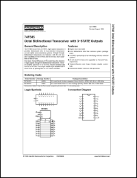 Click here to download 74F545 Datasheet