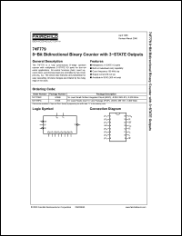 Click here to download 74F779 Datasheet