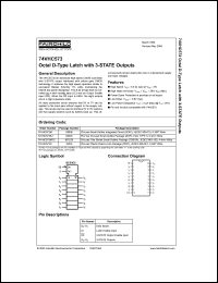 Click here to download 74VHC573MTCX_NL Datasheet
